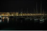 background night barcelona harbor 0001